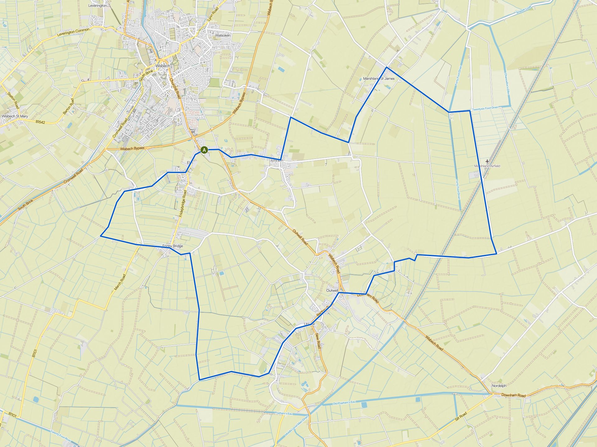 The best traffic-free bike rides around Emneth | Komoot